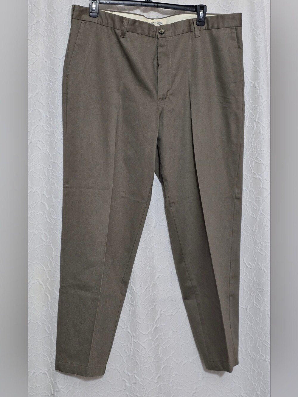 Lee No Iron Men’s Trousers 100% Cotton  Pants Size 42 x32